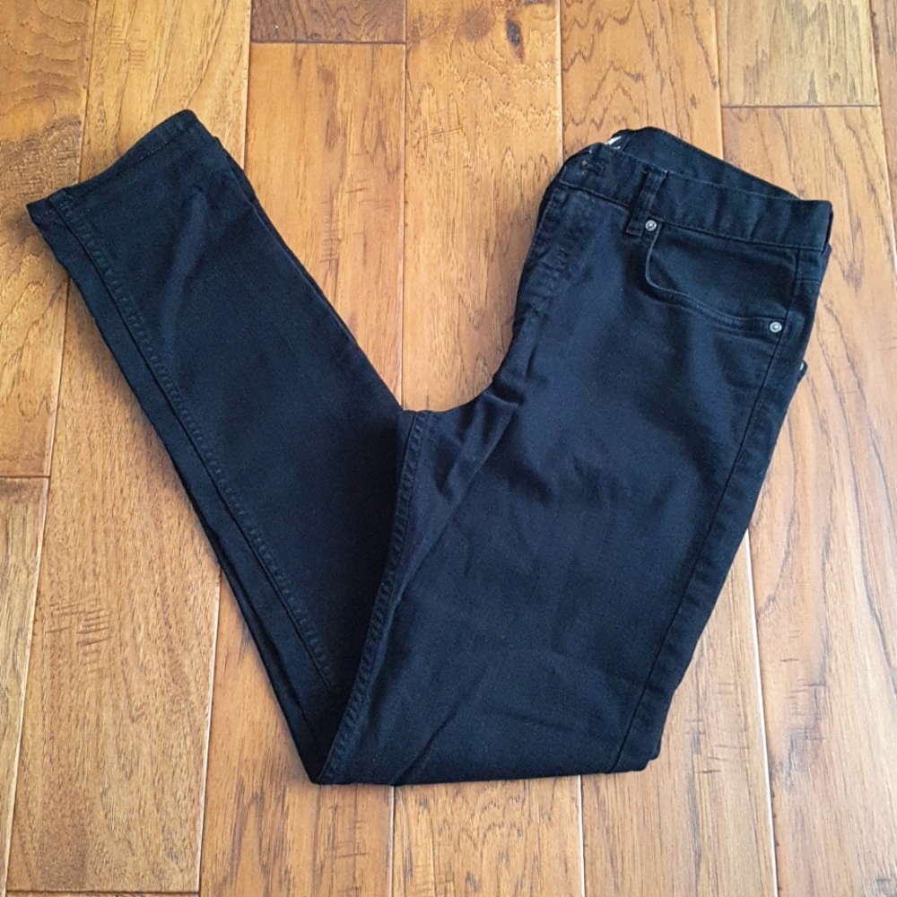 H&M Men's Black Zip Fly Skinny Jeans Size 30